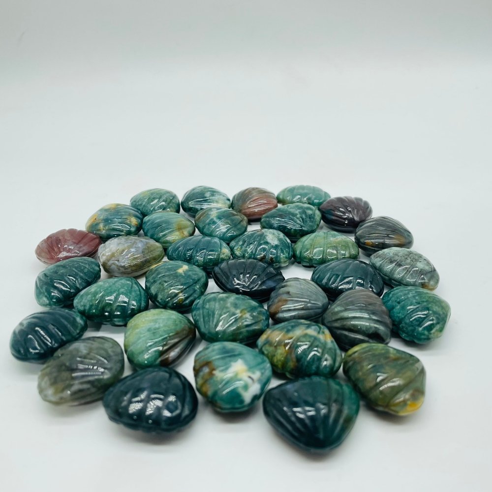 Beautiful Ocean Jasper Shell Carving Wholesale -Wholesale Crystals