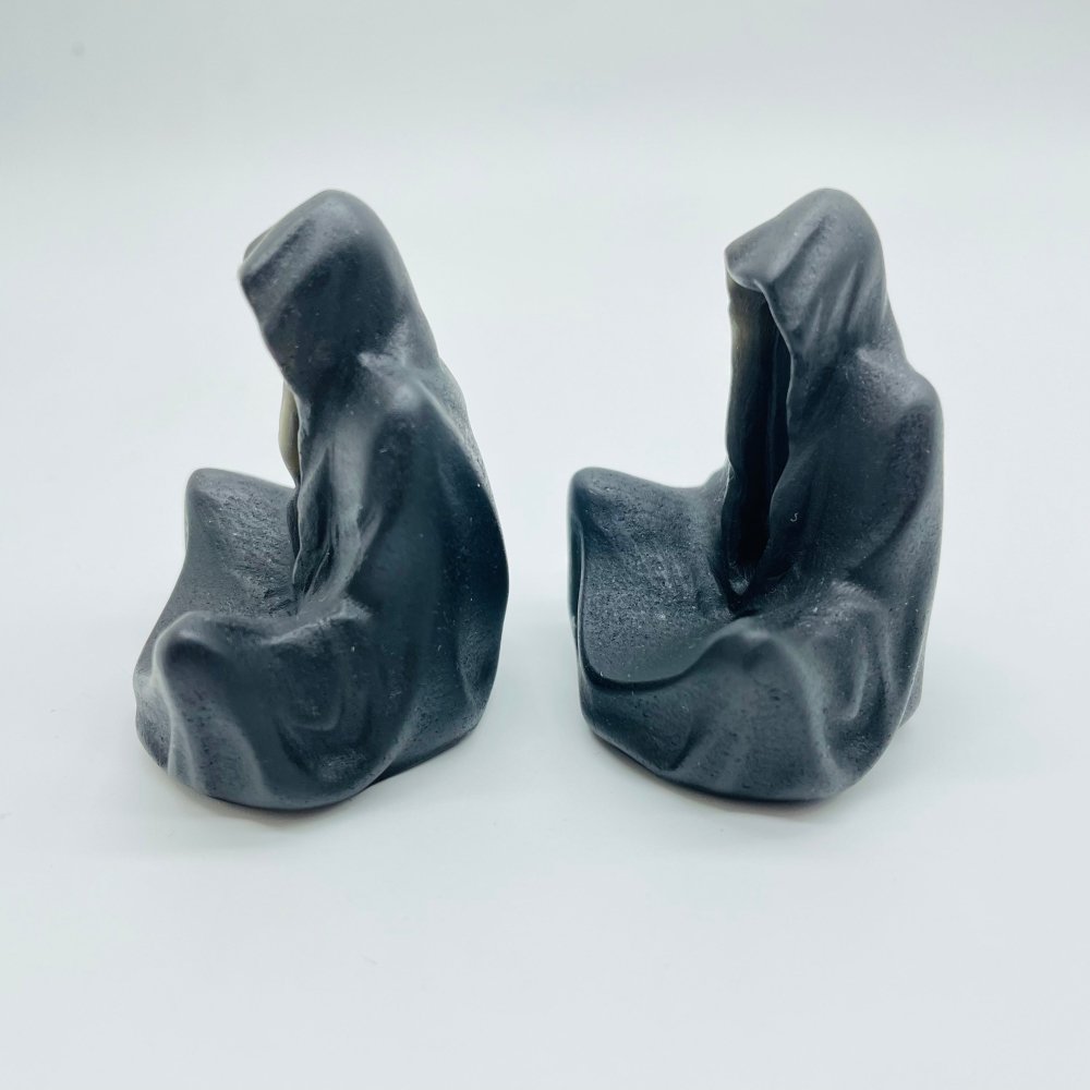 Black Obsidian Dark Wizard Carving Wholesale -Wholesale Crystals
