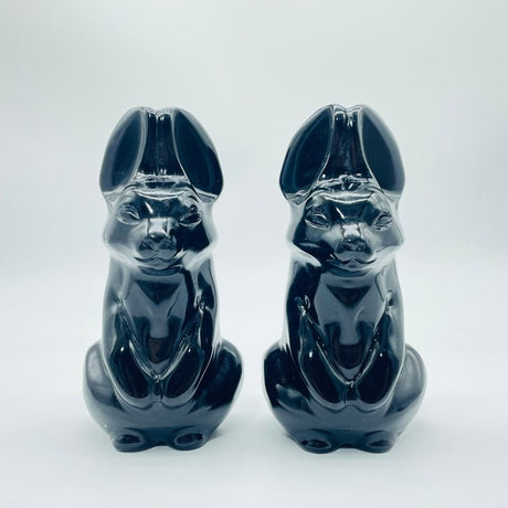 Black Obsidian Rabbit Carving Wholesale - Wholesale Crystals