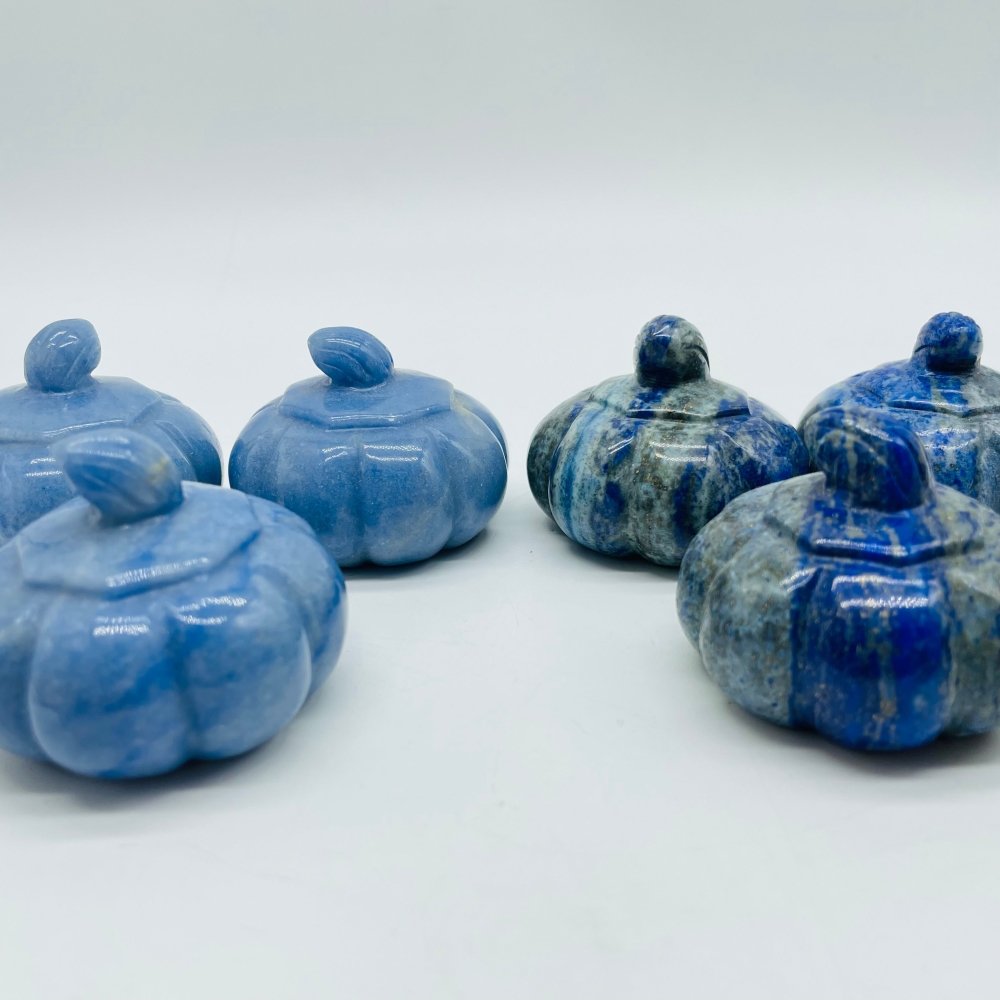 Blue Aventurine & Lapis Lazuli Pumpkin Carving Wholesale -Wholesale Crystals