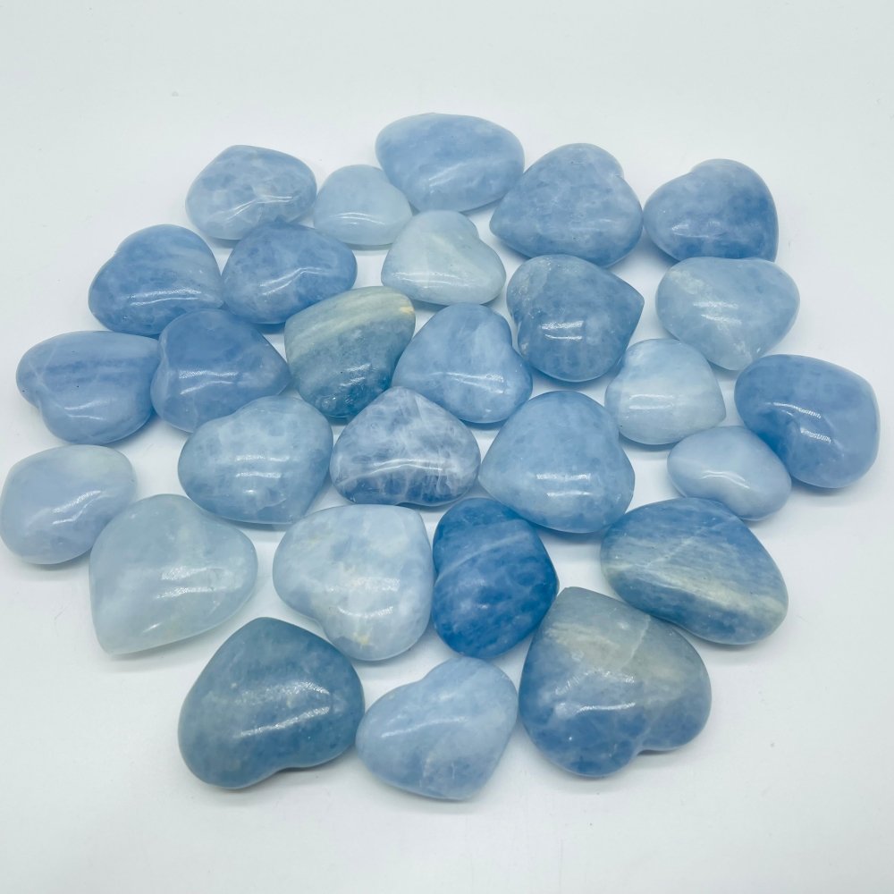 Blue Calcite Stone Heart Wholesale -Wholesale Crystals