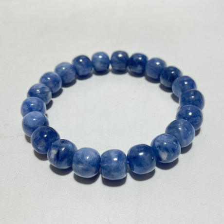 Blue Kyanite Apple Shape Beads Bracelet (HGUB16) -Wholesale Crystals
