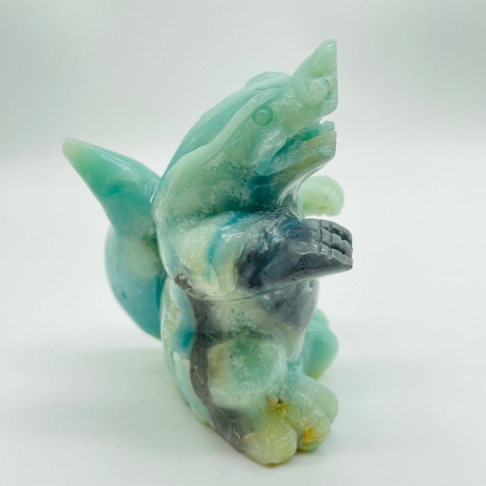 Caribbean Calcite Crocodile Carving -Wholesale Crystals