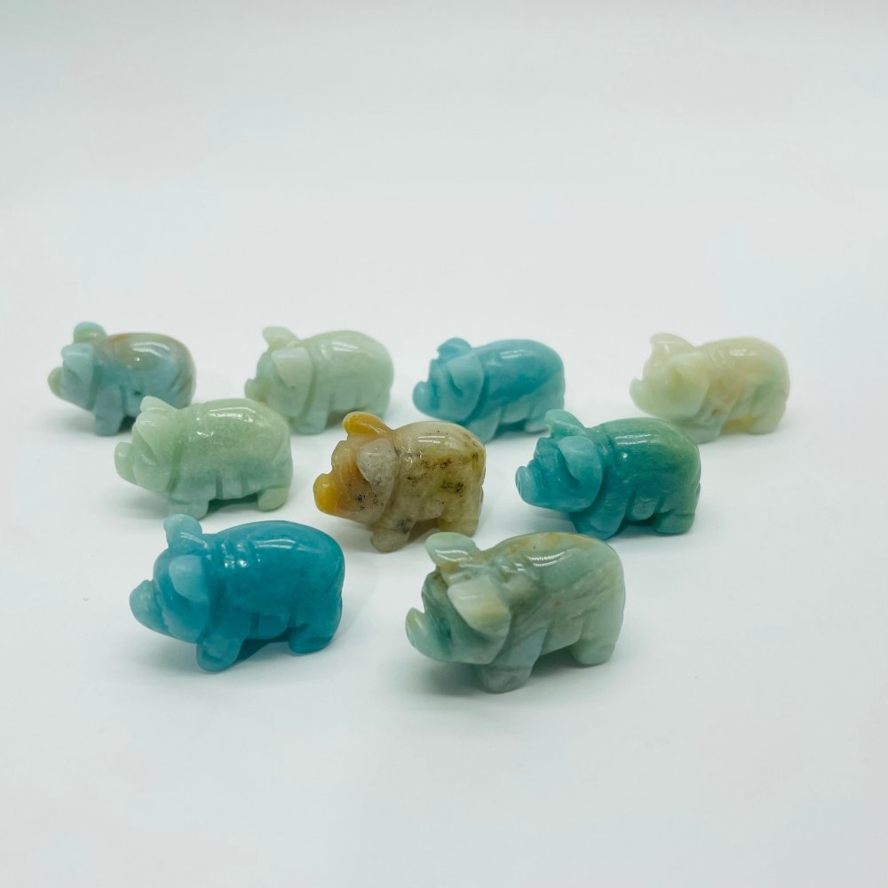 Caribbean Calcite Pig Carving Animal Wholesale -Wholesale Crystals