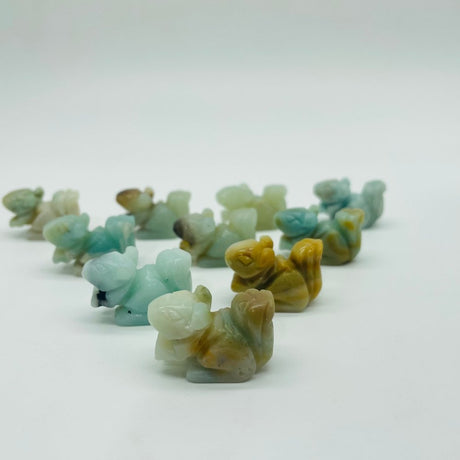 Caribbean Calcite Squirrel Carving Animal Wholesale -Wholesale Crystals