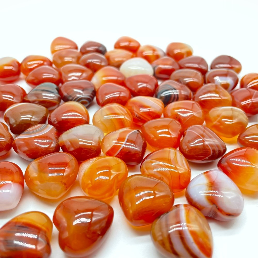 Carnelian Heart 0.78in(2cm) Wholesale -Wholesale Crystals