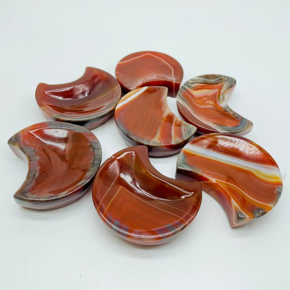 Carnelian Moon Shallow Bowl Wholesale -Wholesale Crystals