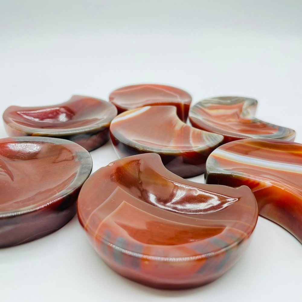 Carnelian Moon Shallow Bowl Wholesale -Wholesale Crystals