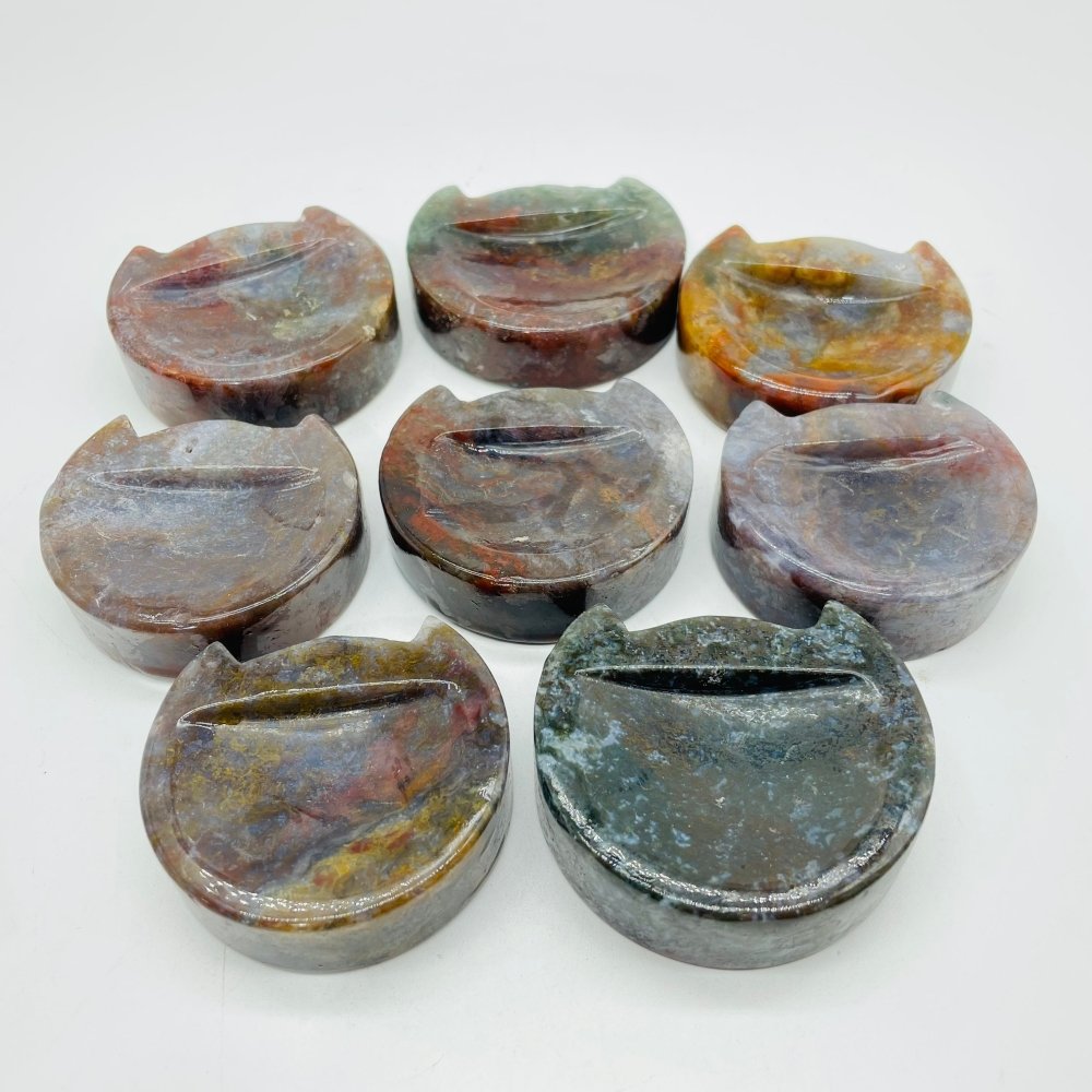 Cat Head Shape Ocean Jasper Bowl Wholesale -Wholesale Crystals