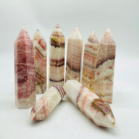 Dali Jasper Quartz Point Crystal Tower 2-3.6in Wholesale -Wholesale Crystals