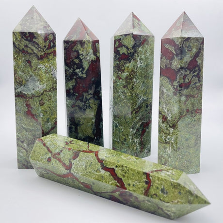 Dragon Blood Stone Tower Point Wholesale -Wholesale Crystals