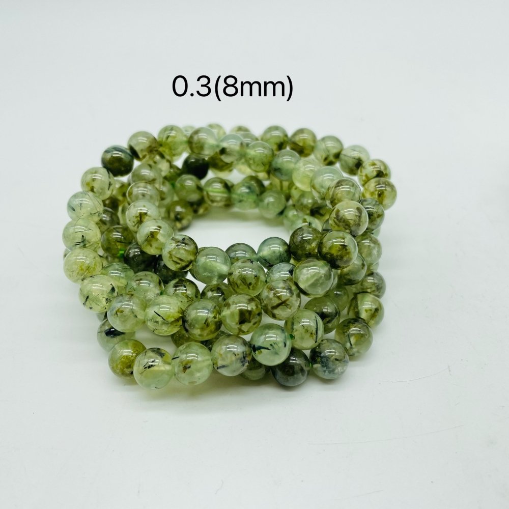 Green Prehnite Mixed Green Tourmaline Bracelet Wholesale -Wholesale Crystals