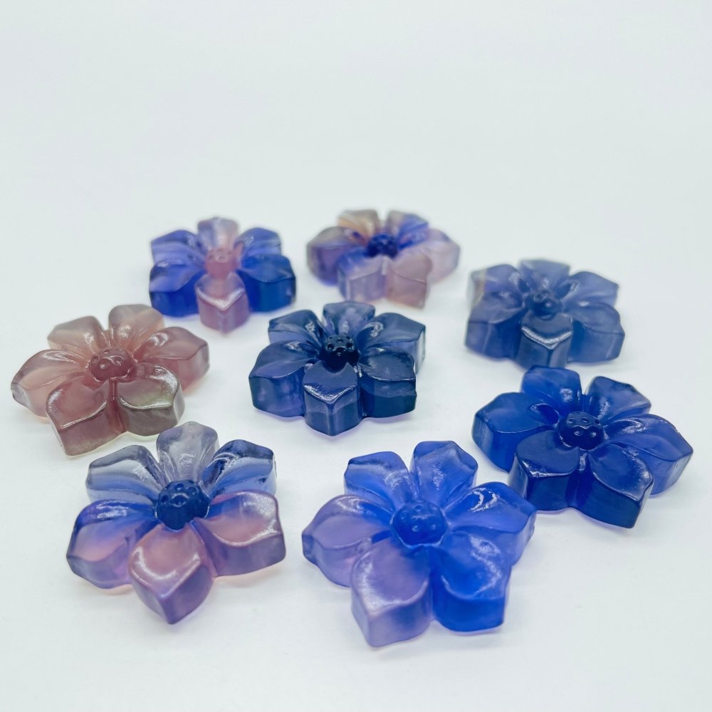 Fluorite Flowers Carving Crystal Wholesale -Wholesale Crystals