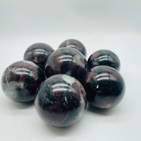 Garnet Mixed Astrophyllite Sphere Ball Wholesale -Wholesale Crystals