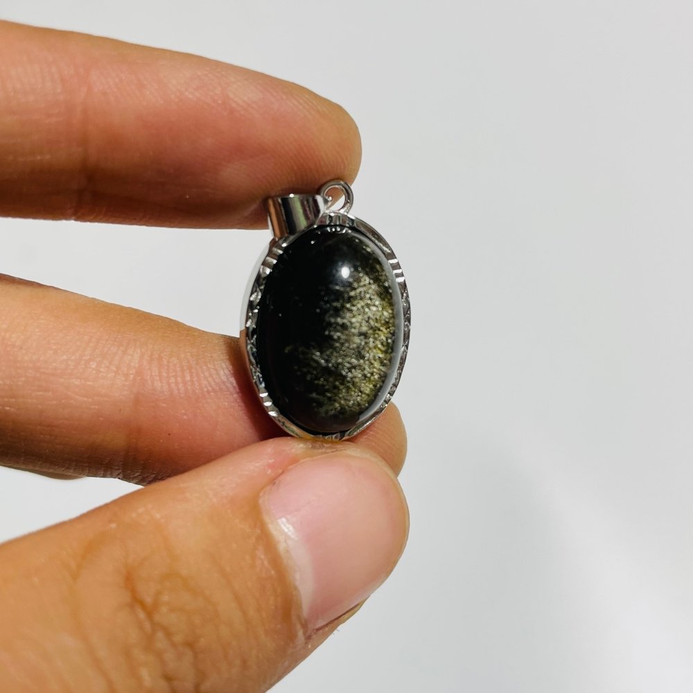 Gold Sheen Obsidian Pendant Charm Wholesale -Wholesale Crystals