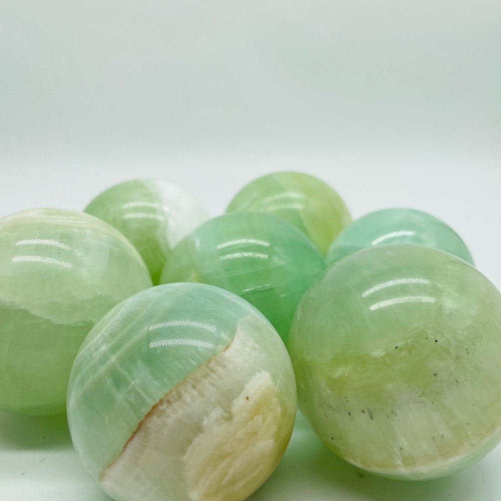 Green Calcite Spheres Ball Crystal Wholesale -Wholesale Crystals