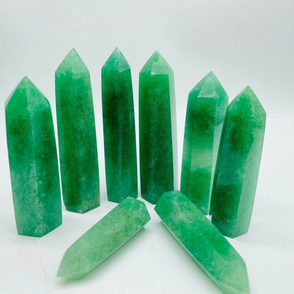 Green Strawberry Quartz Tower Points Crystal Wholesale -Wholesale Crystals