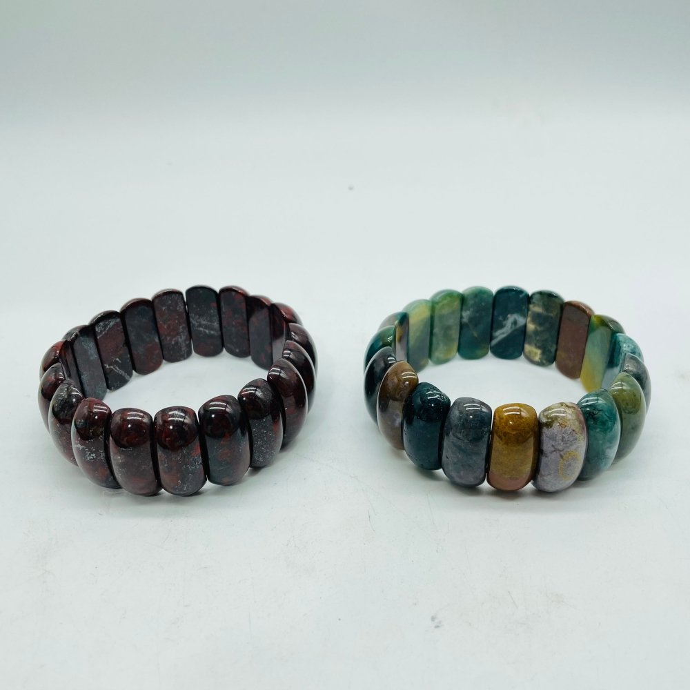 Hematite & Ocean Jasper Bracelet Crystal Wholesale -Wholesale Crystals