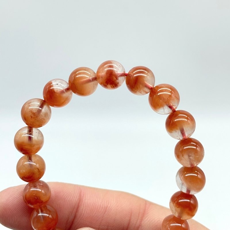 High Grade Natural Red Rabbit Hair Quartz Bracelet(HGUB13) -Wholesale Crystals