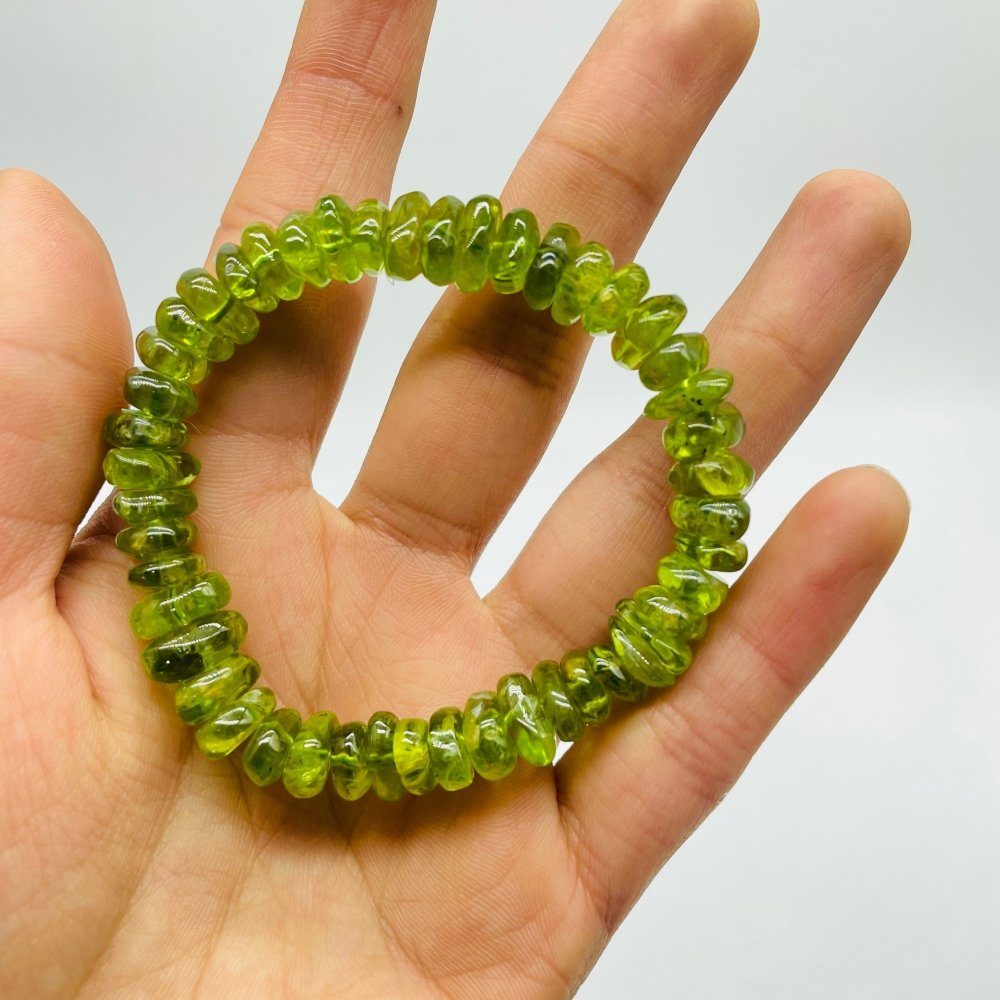 High Grade Peridot Bracelet (HGUB13) -Wholesale Crystals