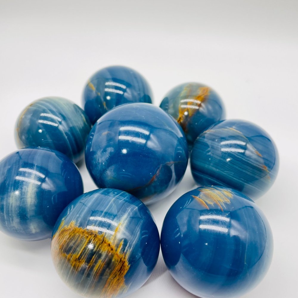 High Quality Deep Blue Onyx Spheres Ball Wholesale -Wholesale Crystals