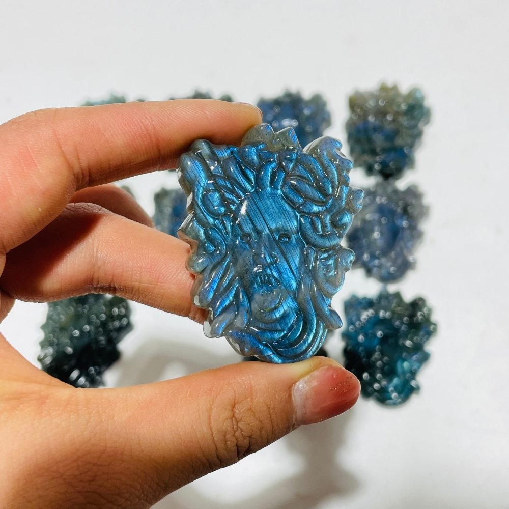 High Quality Labradorite Medusa Carving Wholesale -Wholesale Crystals