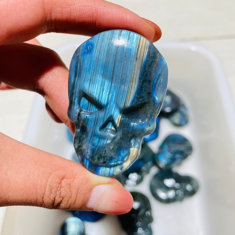 High Quality Labradorite Skull Carving Crystal Wholesale -Wholesale Crystals