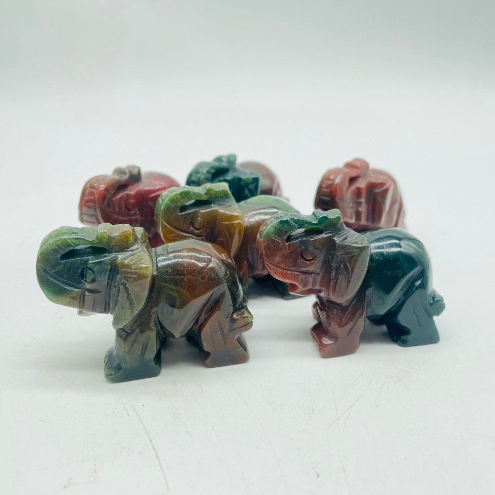 High Quality Ocean Jasper Elephant Crystals Carving Wholesale -Wholesale Crystals