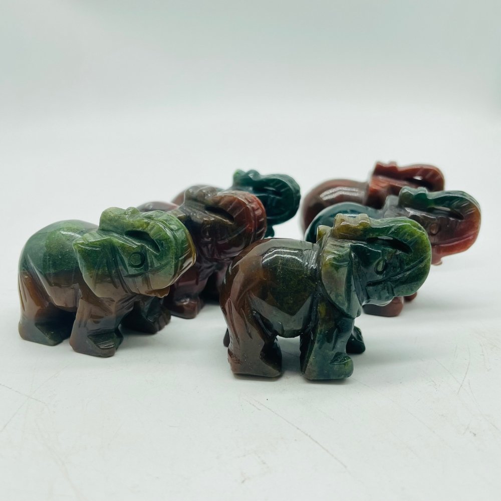 High Quality Ocean Jasper Elephant Crystals Carving Wholesale -Wholesale Crystals