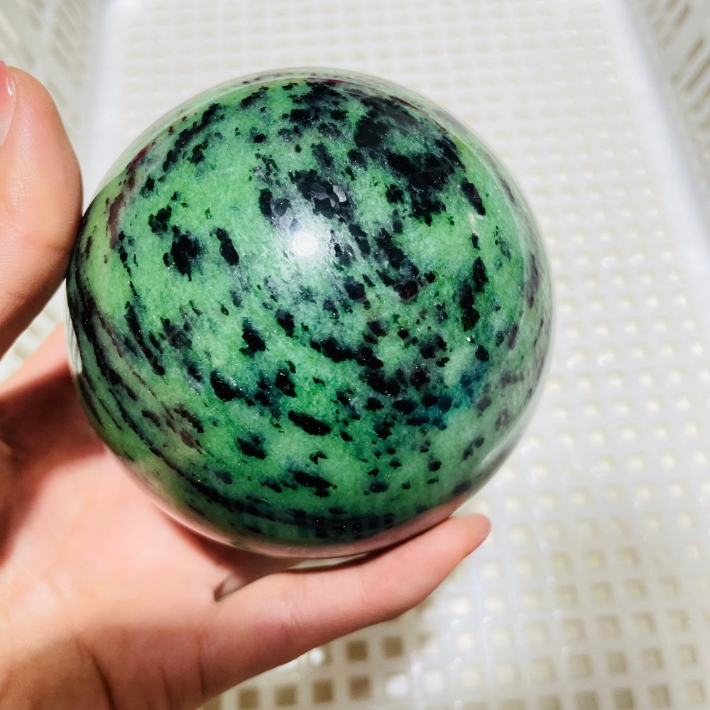 High Quality Ruby Zoisite Sphere Mixed Moonstone -Wholesale Crystals