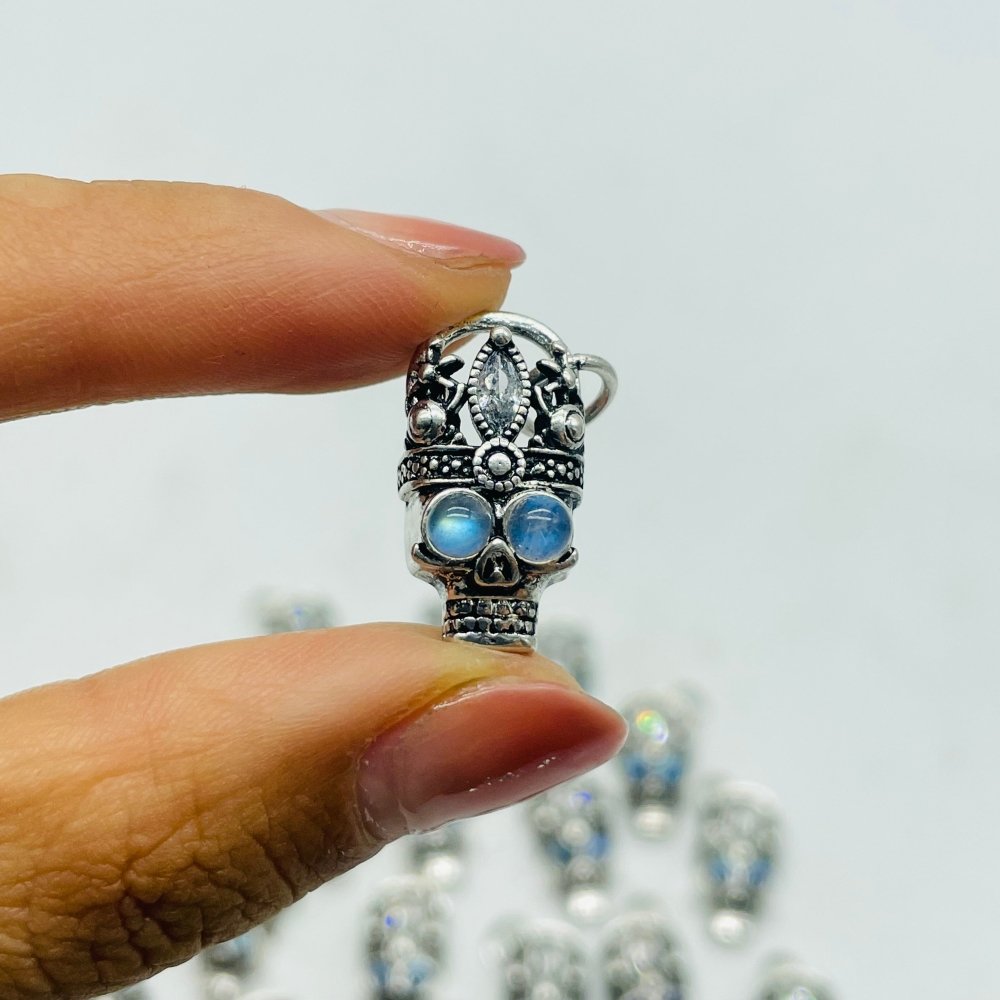 Labradorite King Skull Pendant Wholesale -Wholesale Crystals