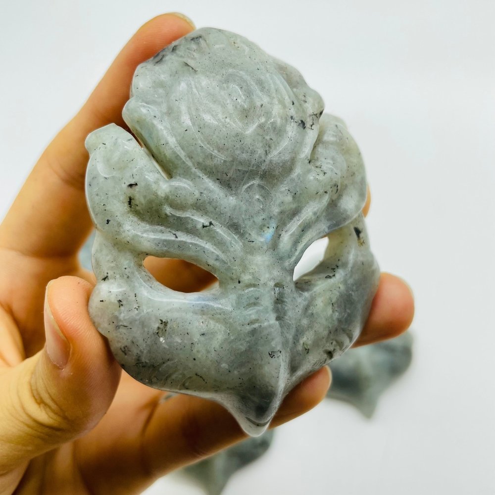 Labradorite Masquerade Goddess Mask Carving Wholesale -Wholesale Crystals
