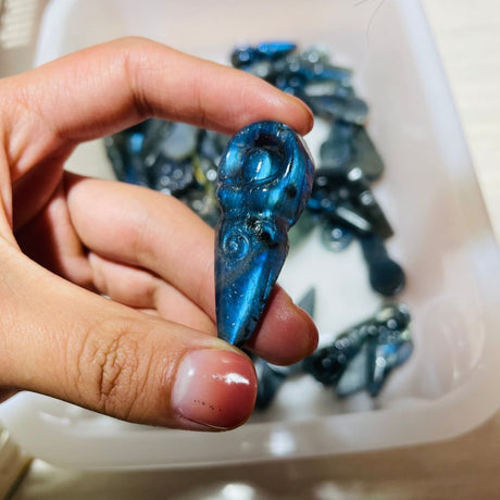 Labradorite Spiral Goddess Carving Wholesale -Wholesale Crystals