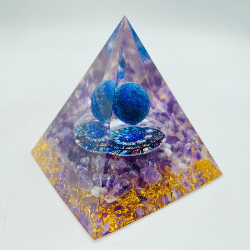 Lapis Lazuli Amethyst Orgone Pyramid Wholesale -Wholesale Crystals