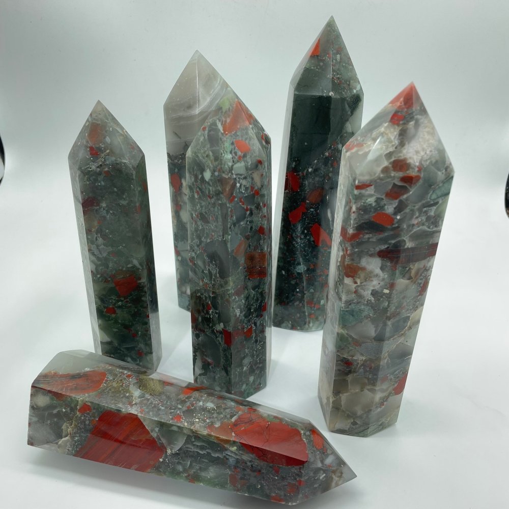 Large Africa Blood Tower Point Wholesale -Wholesale Crystals