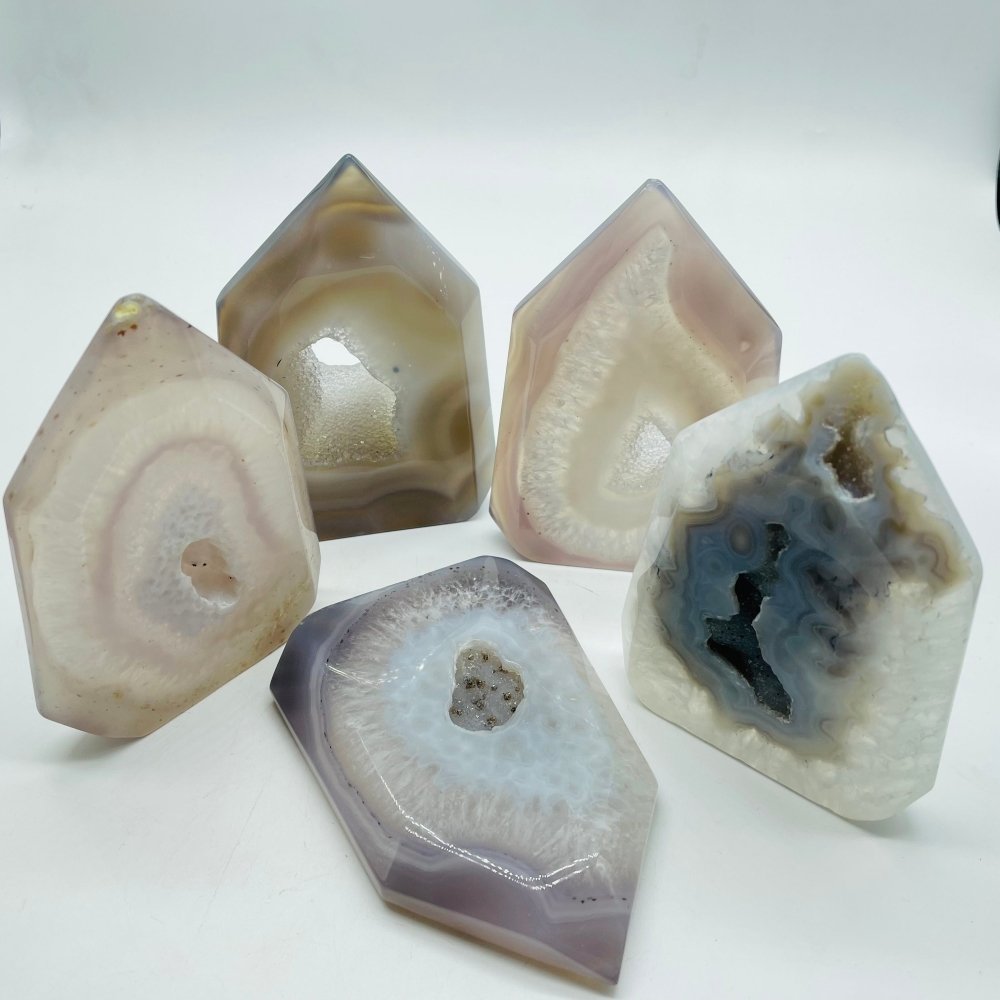 Large Agate Geode Druzy Free Form Tower Point Wholesale -Wholesale Crystals