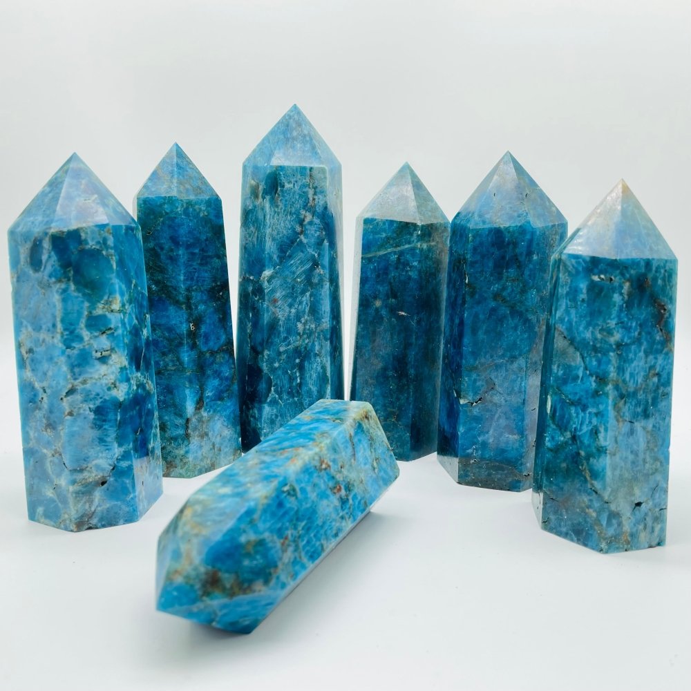 Large Blue Apatite Tower Points Wholesale -Wholesale Crystals