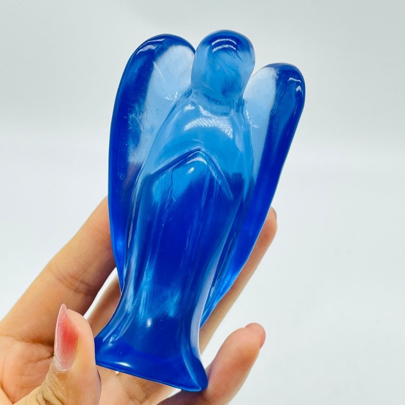 Large Blue Opalite Angel Carving Wholesale -Wholesale Crystals
