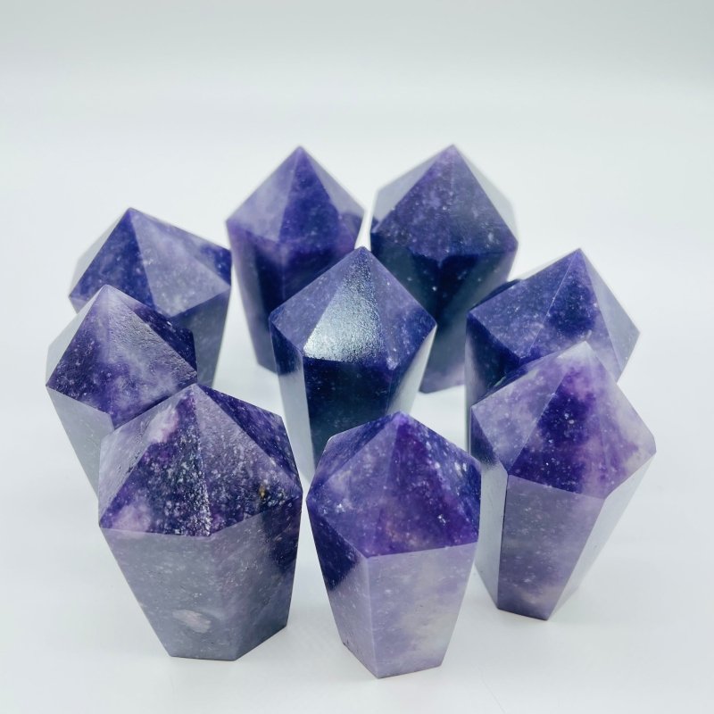 Lepidolite CupCake Shape Tower Points Wholesale -Wholesale Crystals