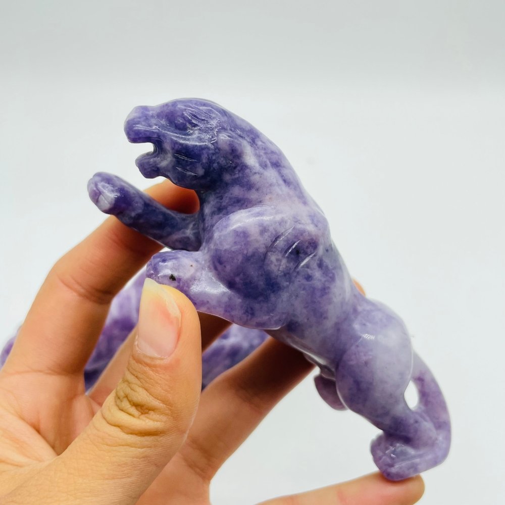 Lepidolite Jaguar Panthera Onca Carving Wholesale -Wholesale Crystals