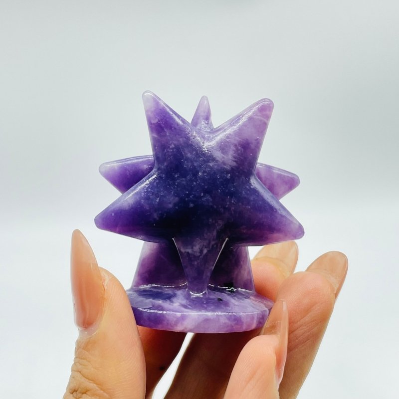 Lepidolite Stand Starfish Carving Wholesale -Wholesale Crystals