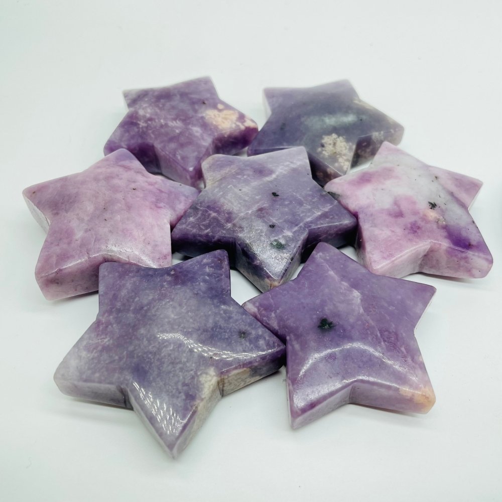 Lepidolite Star & Moon Carving Wholesale -Wholesale Crystals