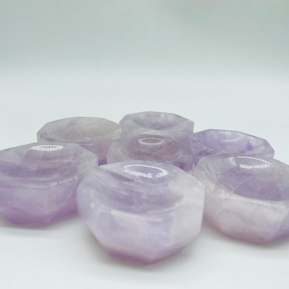 Light Purple Amethyst Six Side Shallow Bowl Wholesale -Wholesale Crystals