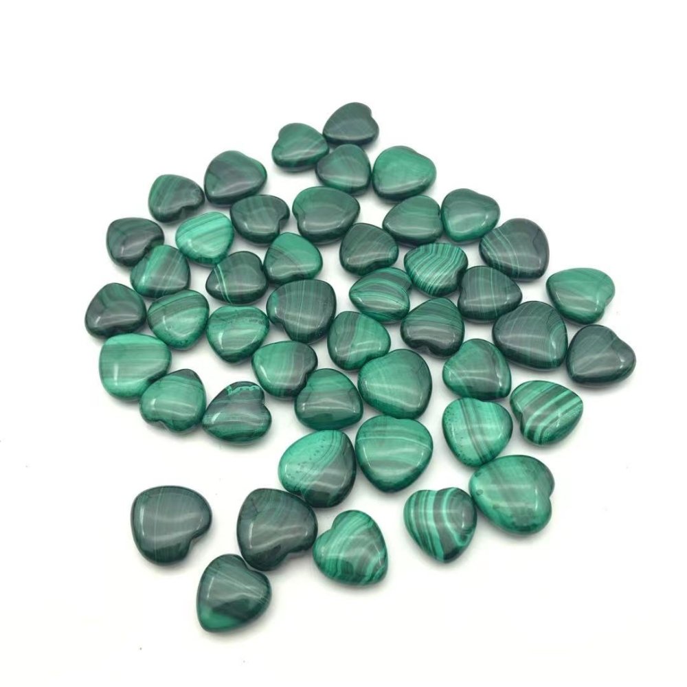 Malachite Mini Pocket Heart DIY Crystals Wholesale -Wholesale Crystals