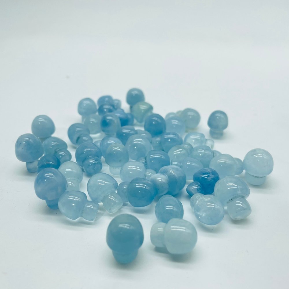 Mini Aquamarine Mushroom Wholesale -Wholesale Crystals
