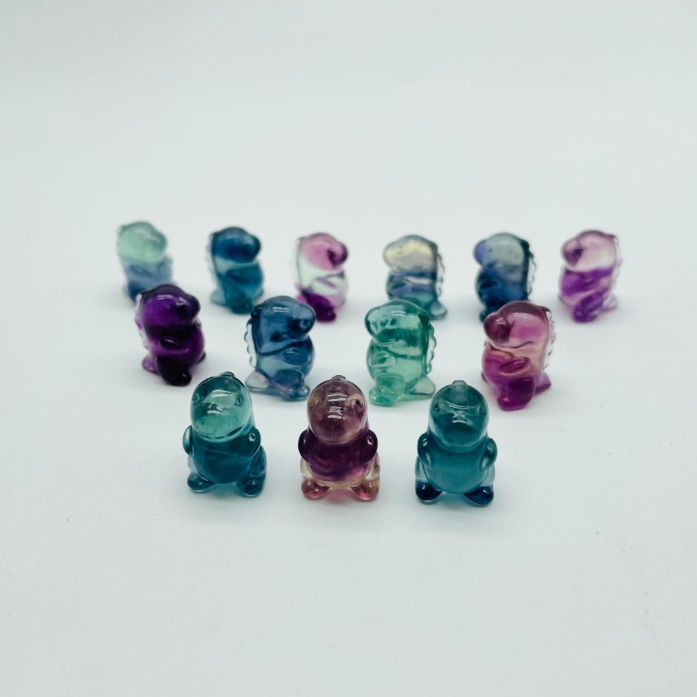 Mini Cute Fluorite Baby Dinosaur Carving Wholesale -Wholesale Crystals