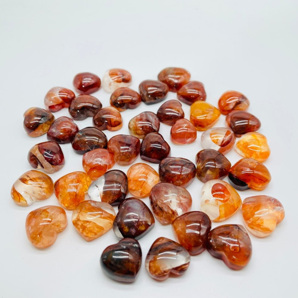 Mini Fire Quartz Heart DIY Pendant Wholesale -Wholesale Crystals