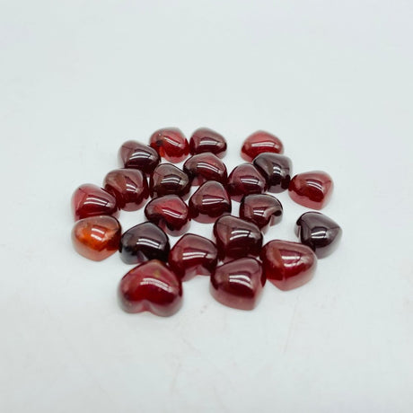 Mini Garnet Heart High Quality Transparent Garnet DIY Pendant Wholesale -Wholesale Crystals