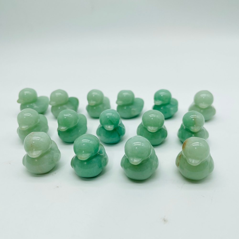 Mini Green Aventurine Duck Carving Wholesale -Wholesale Crystals