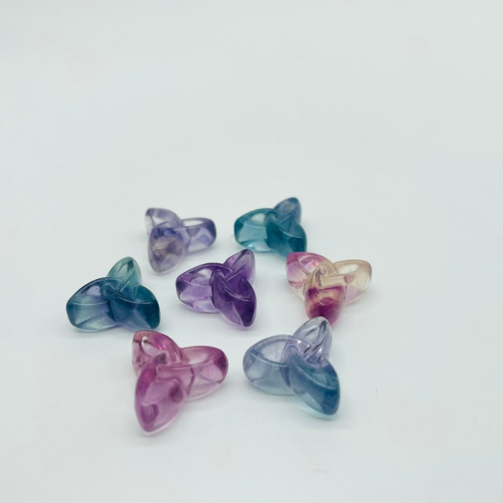 Mini Rainbow Fluorite Triangle Circle Wholesale -Wholesale Crystals